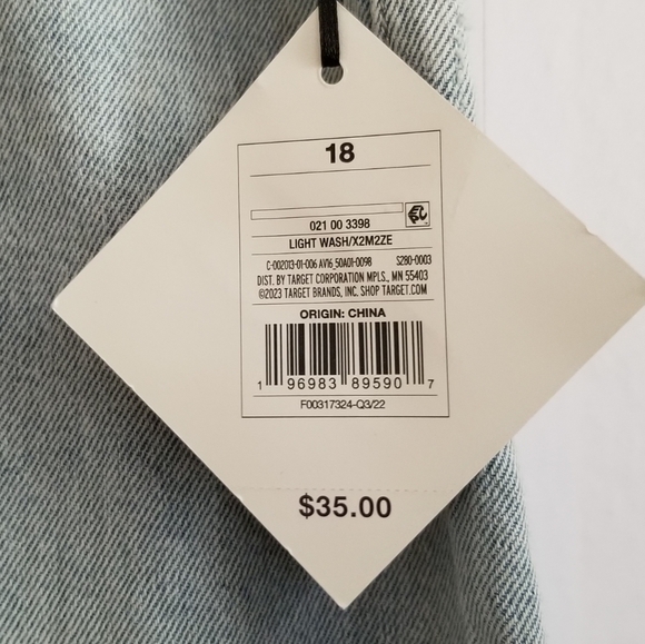 NWT Ava & Viv Light Wash Wide Leg Jeans Size 18 - Picture 8 of 10